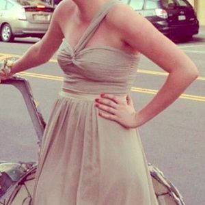 BCBGmaxazria One-shoulder gown